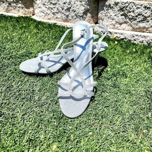 Women's Fioni sparkle criss-cross heels - Picture 4 of 13